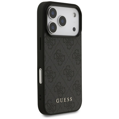 Husa pentru Apple iPhone 17 Pro, Guess, 4G Classic, Neagra