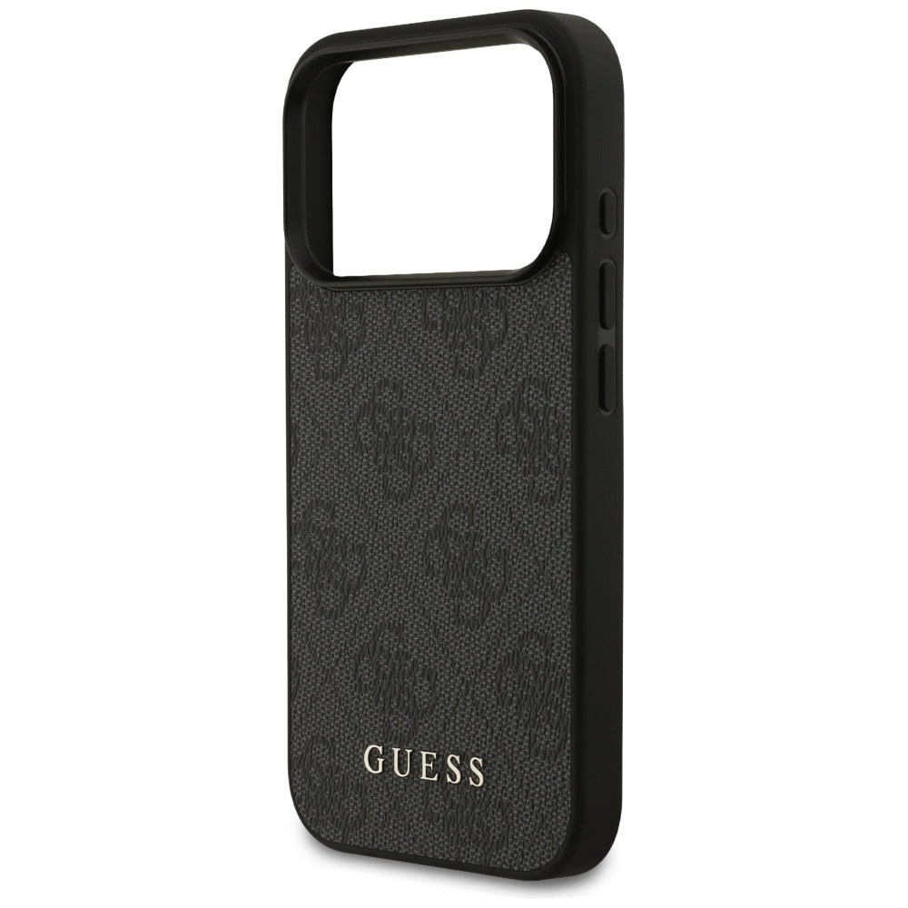 Husa pentru Apple iPhone 17 Pro, Guess, 4G Classic, Neagra
