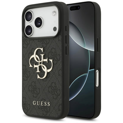 Husa pentru Apple iPhone 17 Pro Max, Guess, 4G Big Logo, Neagra