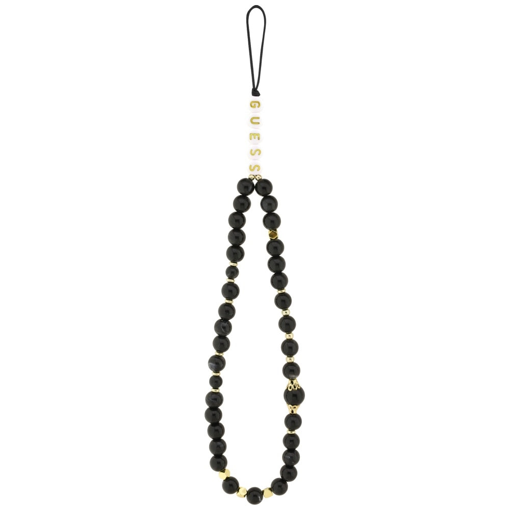 Husa pentru Apple iPhone 17 Pro Max, Guess, 4G Classic Logo with Strap, Neagra