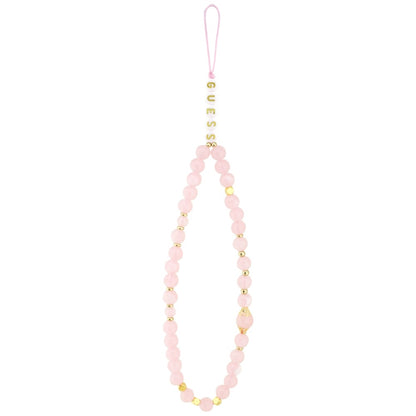 Husa pentru Apple iPhone 17 Pro Max, Guess, 4G Classic Logo with Strap, Roz