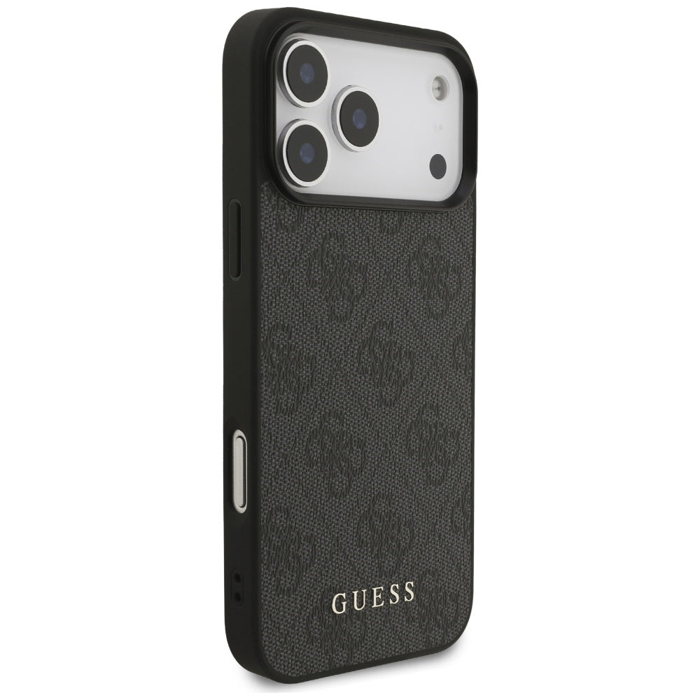 Husa pentru Apple iPhone 17 Pro Max, Guess, 4G Classic, Neagra