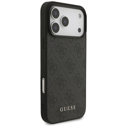 Husa pentru Apple iPhone 17 Pro Max, Guess, 4G Classic, Neagra