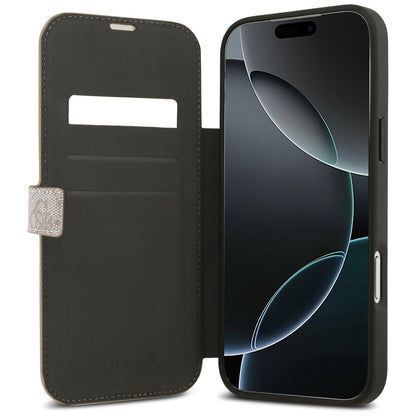 Husa pentru Apple iPhone 17 Pro Max, Guess, 4G Metal Logo, Roz