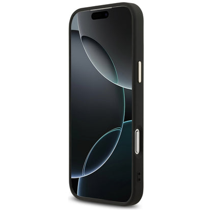 Husa pentru Apple iPhone 17 Pro Max, Guess, Big 4G Logo Classic, Neagra Aurie