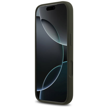 Husa pentru Apple iPhone 17 Pro Max, Guess, Big 4G Script, Kaki