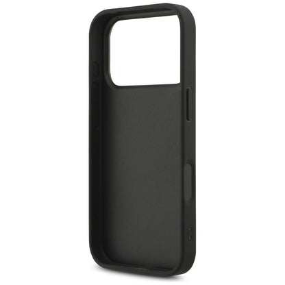 Husa pentru Apple iPhone 17 Pro Max, Guess, Fixed Glitter Big 4G, Neagra