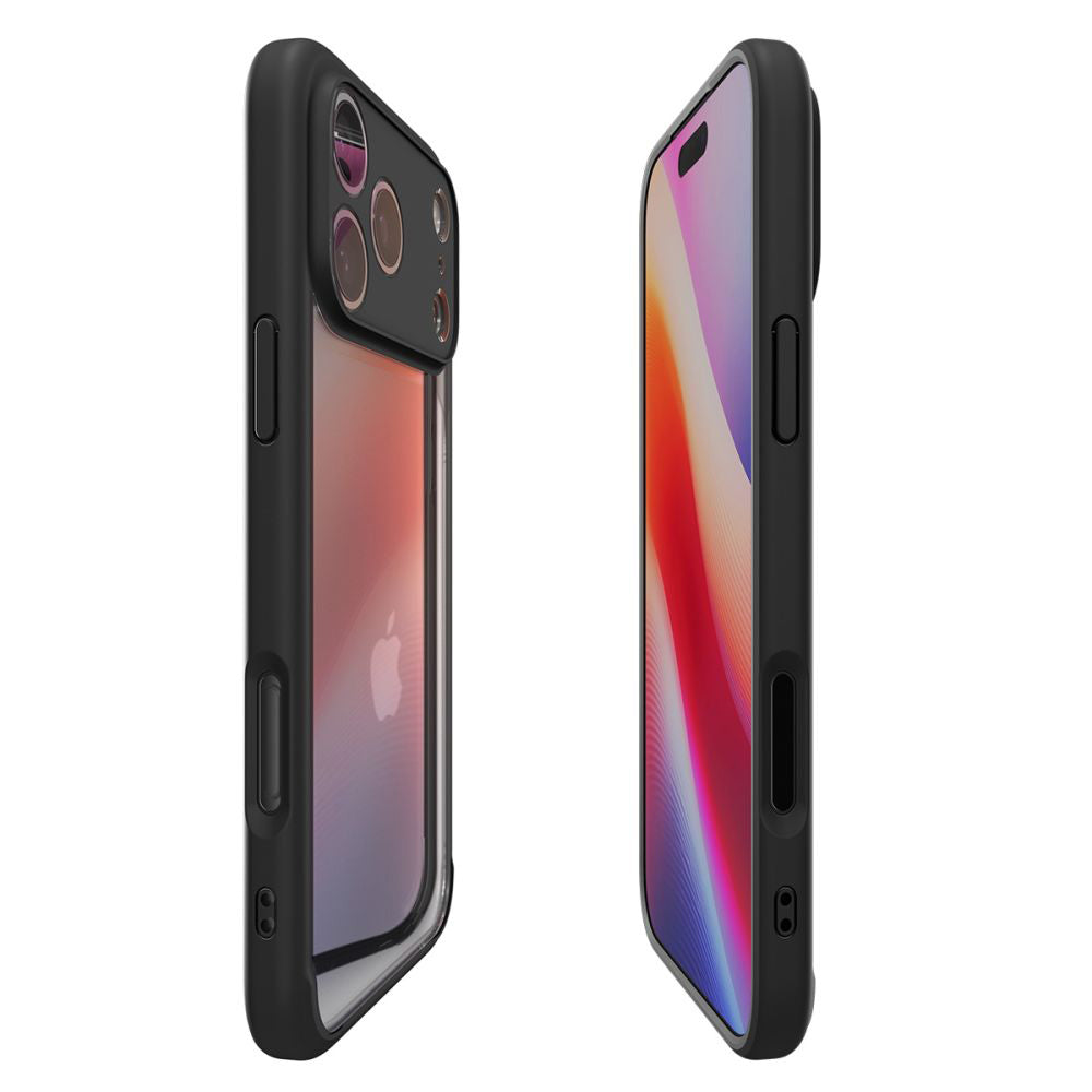 Husa pentru Apple iPhone 17 Pro Max, Spigen, Ultra Hybrid, Neagra Mata