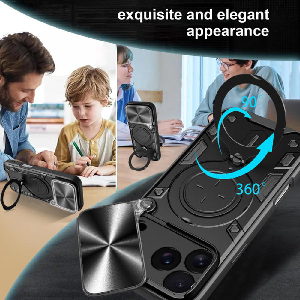 Husa pentru Apple iPhone 17 Pro Max, Techsuit, CamGuard Pro, Roz Aurie