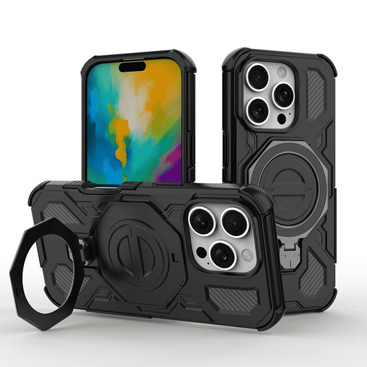 Husa pentru Apple iPhone 17 Pro Max, Techsuit, Carbon Shield Pro, Neagra