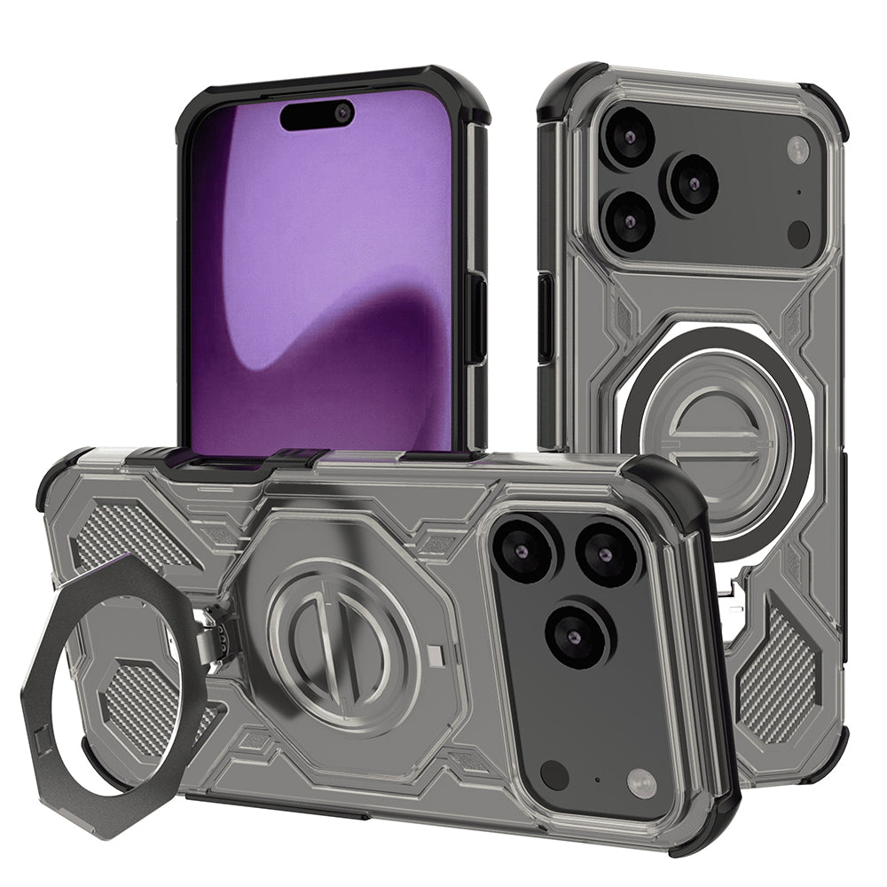 Husa pentru Apple iPhone 17 Pro Max, Techsuit, Carbon Shield Pro, Neagra Deschisa