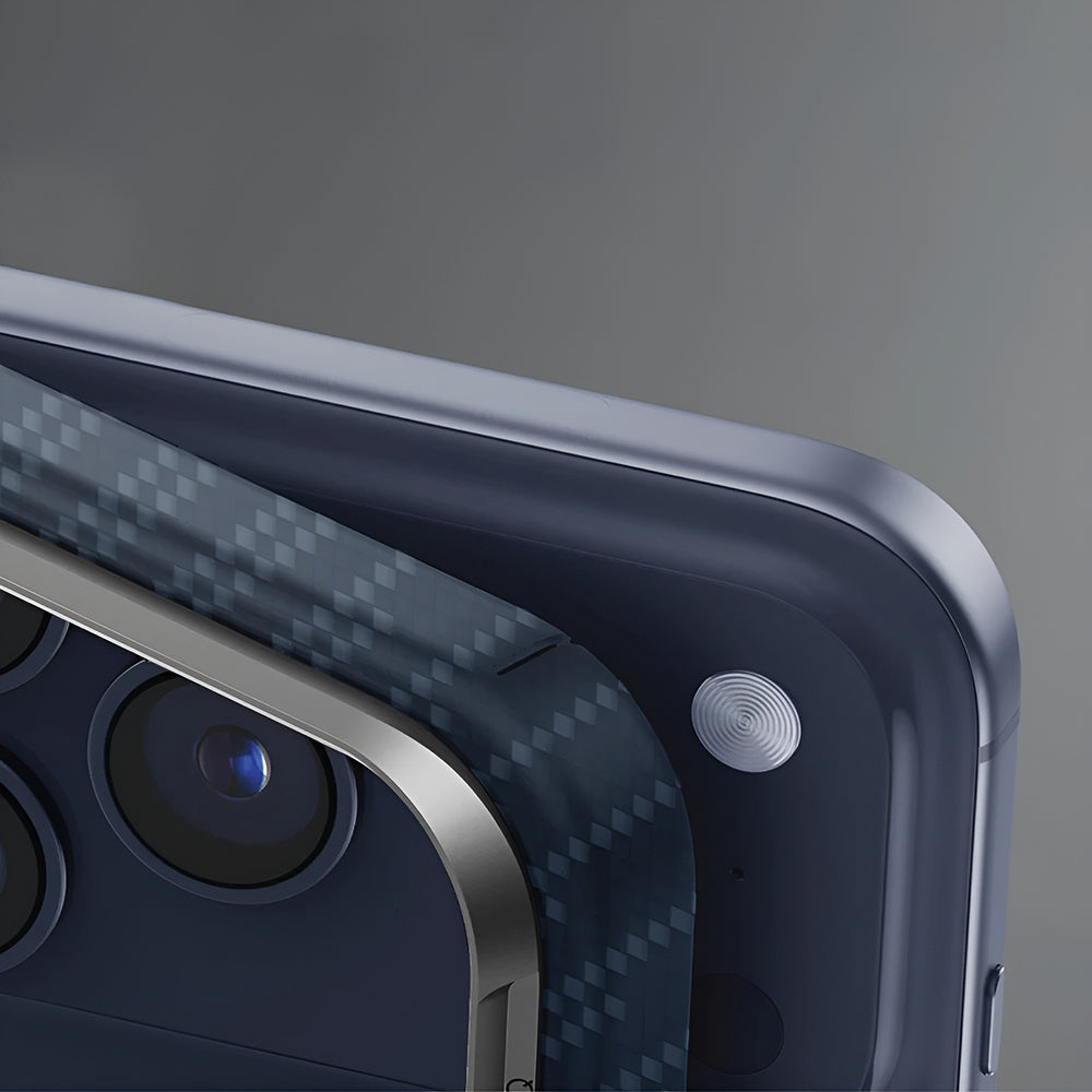 Husa MagSafe pentru Apple iPhone 17 Pro Max, UNIQ, Keva MagClick, Bleumarin