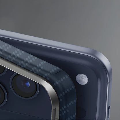 Husa MagSafe pentru Apple iPhone 17 Pro Max, UNIQ, Keva MagClick, Bleumarin