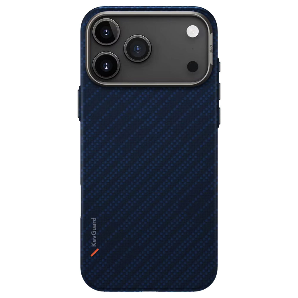 Husa MagSafe pentru Apple iPhone 17 Pro Max, UNIQ, Keva MagClick, Denim