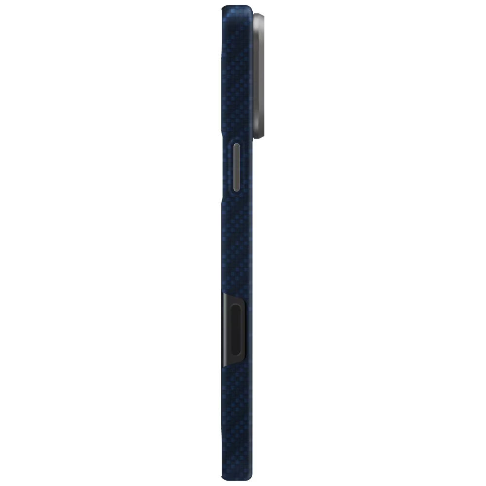 Husa MagSafe pentru Apple iPhone 17 Pro Max, UNIQ, Keva MagClick, Denim