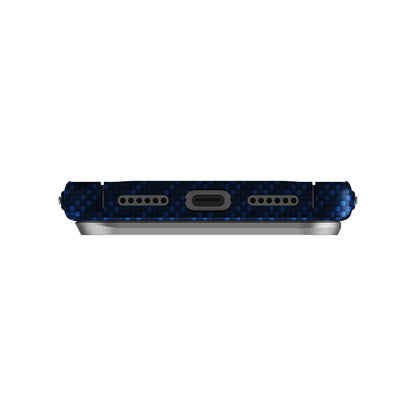 Husa MagSafe pentru Apple iPhone 17 Pro Max, UNIQ, Keva MagClick, Denim