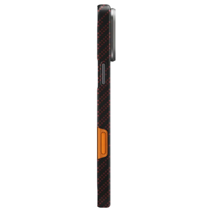 Husa MagSafe pentru Apple iPhone 17 Pro Max, UNIQ, Keva MagClick, Neagra Rosie