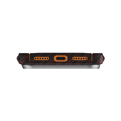 Husa MagSafe pentru Apple iPhone 17 Pro Max, UNIQ, Keva MagClick, Neagra Rosie
