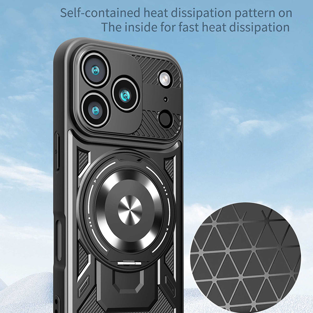 Husa pentru Apple iPhone 17 Pro, Techsuit, RuggedCam, Albastra