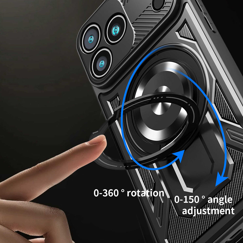 Husa pentru Apple iPhone 17 Pro, Techsuit, RuggedCam, Gri