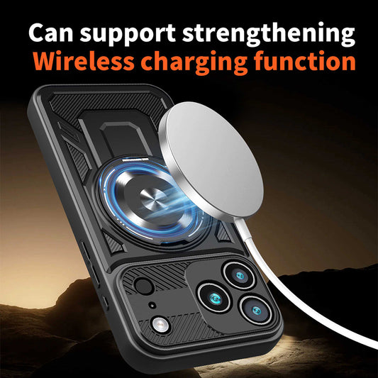 Husa pentru Apple iPhone 17 Pro, Techsuit, RuggedCam, Neagra