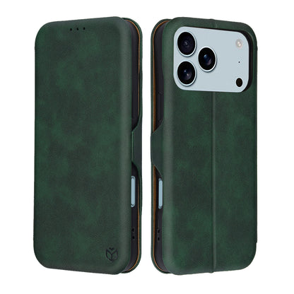 Husa pentru Apple iPhone 17 Pro, Techsuit, Safe Wallet Plus, Verde