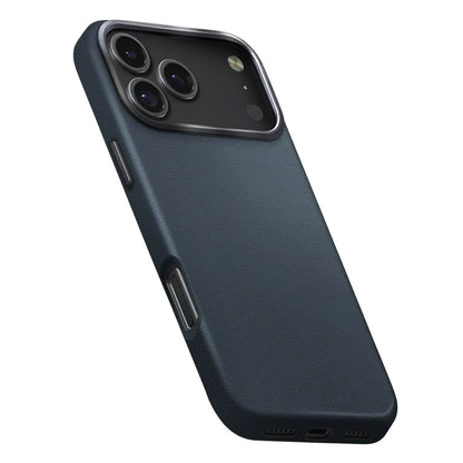 Husa pentru Apple iPhone 17 Pro, UNIQ, Lyden Leatherette, Albastra