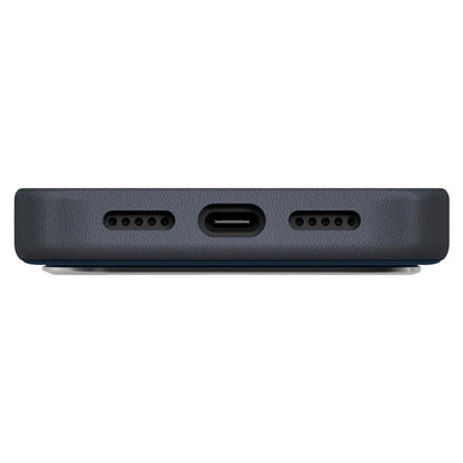 Husa pentru Apple iPhone 17 Pro, UNIQ, Lyden Leatherette, Albastra Neagra