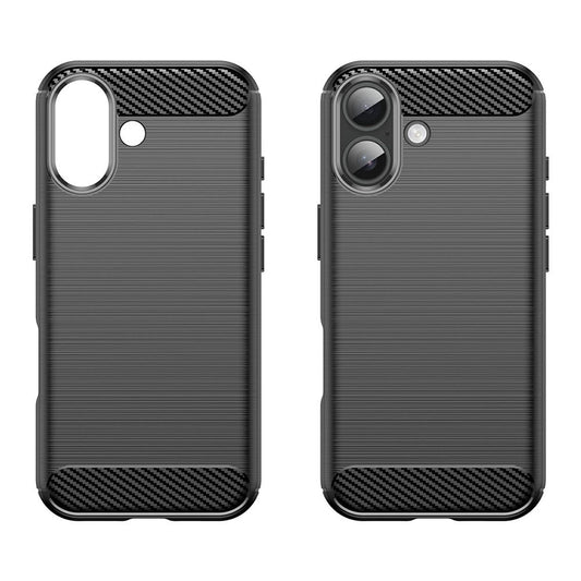 Husa pentru Apple iPhone 17, Techsuit, Carbon, Neagra