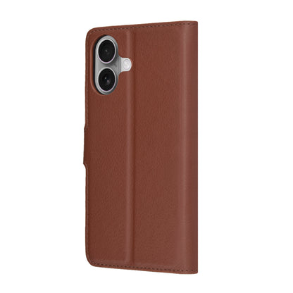 Husa pentru Apple iPhone 17, Techsuit, Leather Folio, Maro
