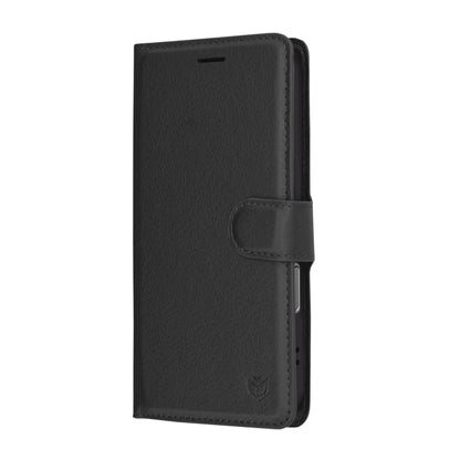 Husa pentru Apple iPhone 17, Techsuit, Leather Folio, Neagra