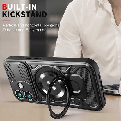 Husa pentru Apple iPhone 17, Techsuit, RuggedCam, Mov