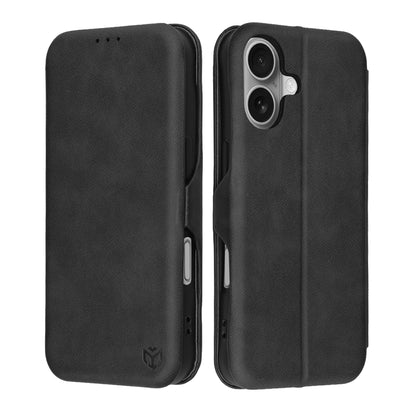 Husa pentru Apple iPhone 17, Techsuit, Safe Wallet Plus, Neagra