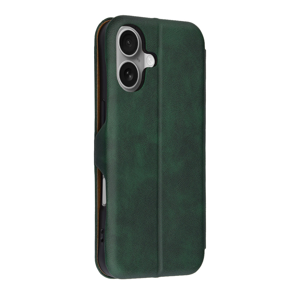 Husa pentru Apple iPhone 17, Techsuit, Safe Wallet Plus, Verde