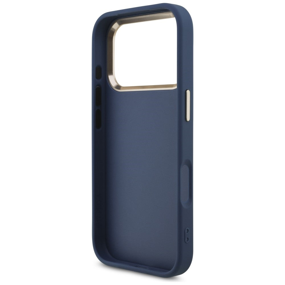 Husa pentru Apple iPhone 18 Pro / 17 Pro, Guess, 4G Big Classic Logo, Albastra