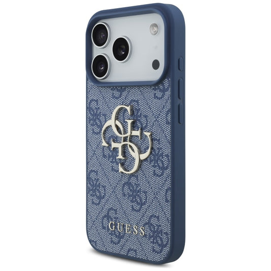 Husa pentru Apple iPhone 18 Pro / 17 Pro, Guess, 4G Big Logo, Albastra