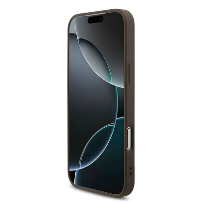 Husa pentru Apple iPhone 18 Pro / 17 Pro, Guess, 4G Big Logo, Maro