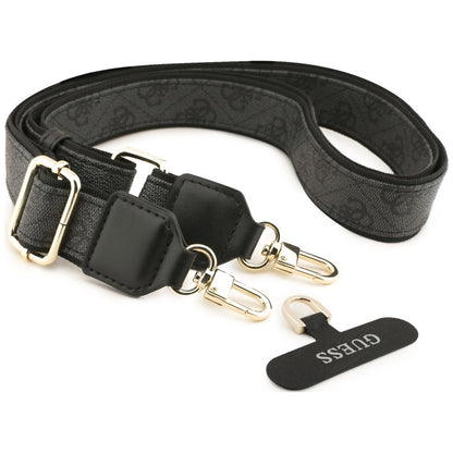 Husa pentru Apple iPhone 18 Pro / 17 Pro, Guess, Big 4G Classic Logo & Big Strap Metal Buttons, Neagra