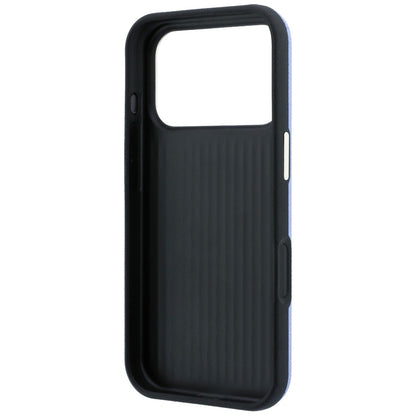 Husa pentru Apple iPhone 18 Pro / 17 Pro, Guess, Grained Big Resin Logo, Bleu