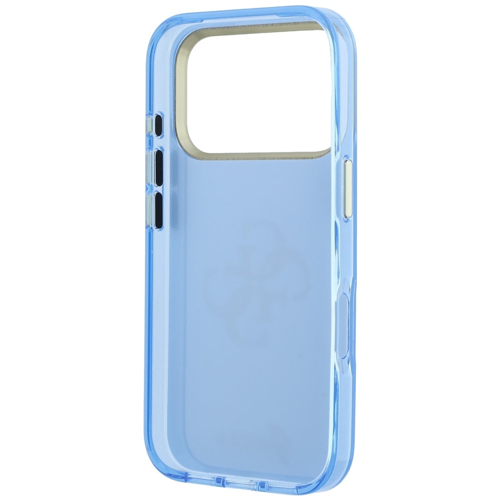 Husa pentru Apple iPhone 18 Pro / 17 Pro, Guess, IML 4G Metal Script, Bleu