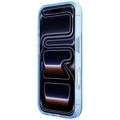 Husa pentru Apple iPhone 18 Pro / 17 Pro, Karl Lagerfeld, IML Big Signature Resin Logo and Metal Frame, Albastra