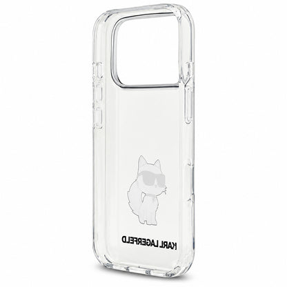 Husa pentru Apple iPhone 18 Pro / 17 Pro, Karl Lagerfeld, IML Choupette NFT, Transparenta