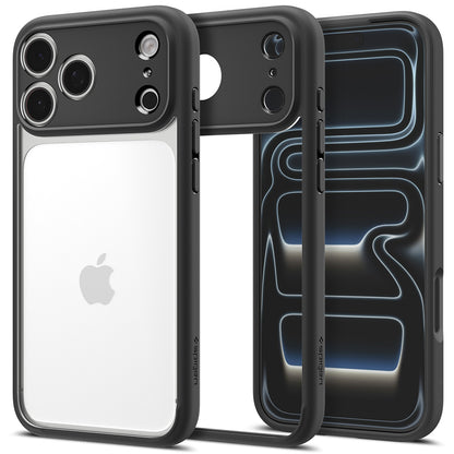 Husa pentru Apple iPhone 18 Pro / 17 Pro, Spigen, Ultra Hybrid, Neagra Mata ACS12154