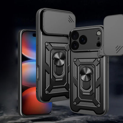 Husa pentru Apple iPhone 18 Pro / 17 Pro, Techsuit, CamShield, Albastra