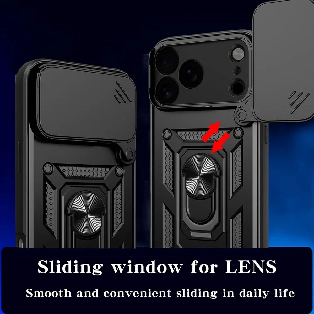 Husa pentru Apple iPhone 18 Pro / 17 Pro, Techsuit, CamShield, Roz Aurie