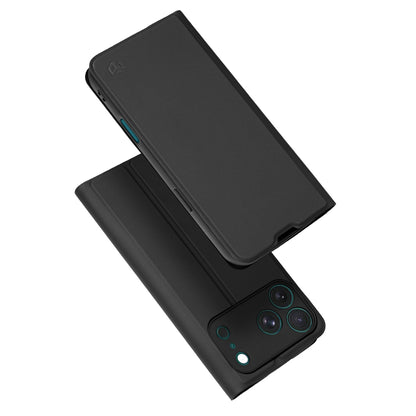 Husa pentru Apple iPhone 18 Pro / 17 Pro, Techsuit, Magskin Book, Neagra