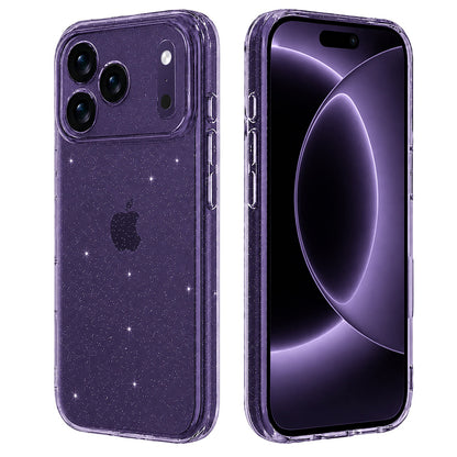Husa pentru Apple iPhone 18 Pro / 17 Pro, Techsuit, SparkleSkin, Transparenta