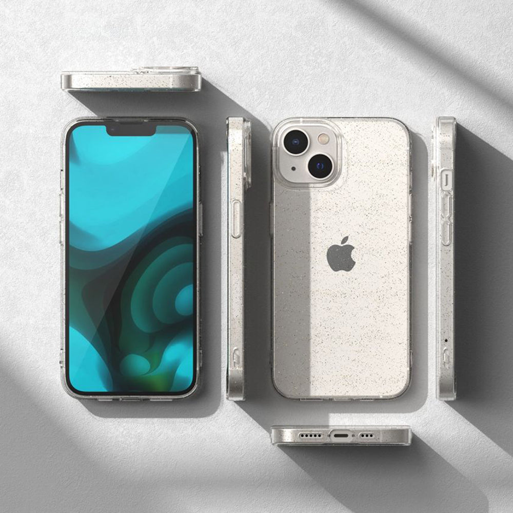 Husa pentru Apple iPhone 18 Pro / 17 Pro, Techsuit, SparkleSkin, Transparenta