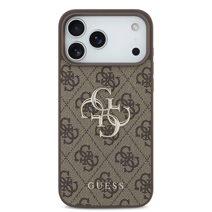 Husa pentru Apple iPhone 18 Pro Max / 17 Pro Max, Guess, 4G Big Logo, Maro