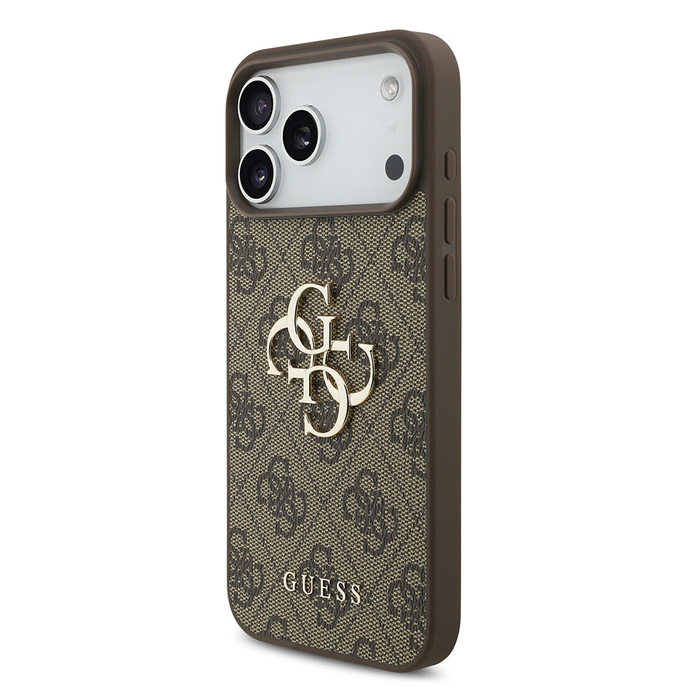 Husa pentru Apple iPhone 18 Pro Max / 17 Pro Max, Guess, 4G Big Logo, Maro
